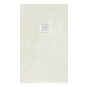 Serenity Modern Beige Plato de Ducha Rectangular de 90x150cm, Diseño Cuadrado Acrílico con Acabado de Mármol para Hotel y Baño - Product Image 1
