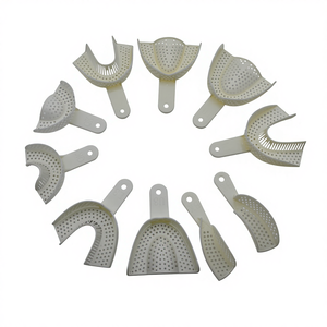 Set da 2 Pezzi Portaimpronte Dentali Monouso in Plastica Trasparente, Vassoi per Protesi, Supporto per Denti in 5 Misure - Product Image 1