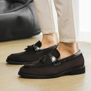 9611 Mocasines de PU para Hombre, Estilo Slip-On, Modernos, de Negocios, con Punta, Estilo Coreano, Estilo Británico, Su <span class=keywords><strong>Liu</strong></span>, Colores Mixtos, Verano - Product Image 4