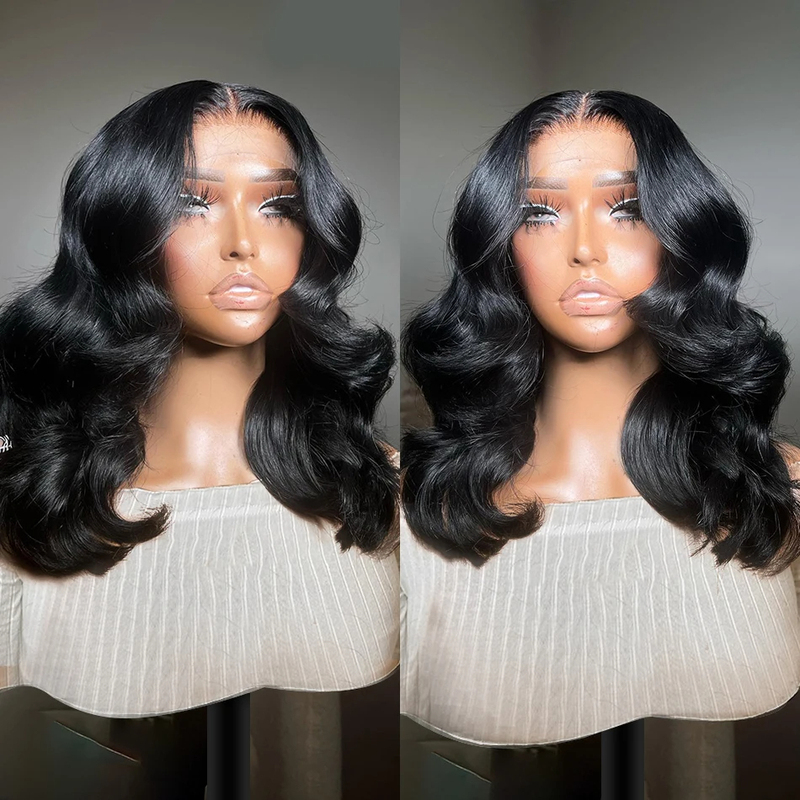 Cheap Price Black Short Wigs Raw