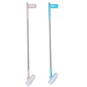 Multifunctional Long Handle Plastic <b>Cleaning</b> <b>Brush</b> <b>for</b> Bathroom Floor Bathtub Tile Hard Hair Toilet Usage - Product Image 4