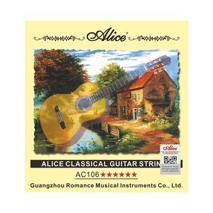 Cordes de <span class=keywords><strong>guitare</strong></span> classique Alice A106 AC106-N, 1ère à <span class=keywords><strong>6</strong></span>ème cordes en nylon pour instruments de musique, transfrontalier - Product Image 5