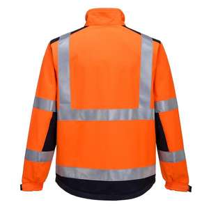 PORTWEST - MV72ONR4XL Modaflame multi norma ARC Chaqueta Softshell naranja/Azul Marino-EAN 5036108349852 ROPA DE TRABAJO RESISTENTE A LLAMAS - Product Image 2