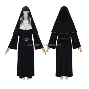 Costumi da suora donna Maria medioevo Cosplay rinascimentale abito Vintage da suora festa di Halloween spettacolo di carnevale Set di abbigliamento - Product Image 1