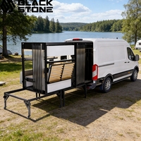 Atelier mobile modulaire pour fourgons, système de rangement d'outils flexible compatible avec plusieurs modèles de fourgons