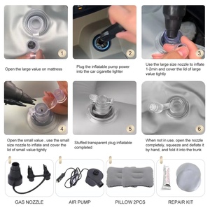 Colchón Inflable para Auto, Ideal para Viajes y Campamentos, Fácil de Limpiar, Compatible con la Mayoría de los Modelos de Autos - Product Image 5