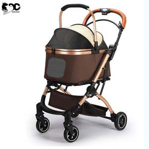 Muestra Gratuita, Carrito para Mascotas Plegable con una Mano, Transpirable y Visible, Transportín para Perros y Gatos para Paseos y Viajes al Aire Libre - Product Image 6