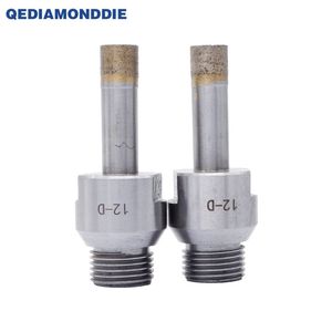 ก้านเกลียวเพชรแกนบิตสำหรับกระเบื้องเซรามิกหินอ่อนแก้วเซรามิก5MM & 6mm เจาะเหล็กบิตสูญญากาศ brazed" - Product Image 4