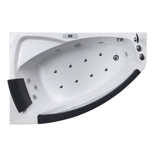 Bañera independiente de acrílico y vidrio de lujo con masaje Whirlpool para uso en el hogar, Hotel, Spa o <span class=keywords><strong>exterior</strong></span> - Product Image 3