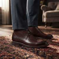 Sepatu Boots Kulit Sapi Pria untuk Bisnis, Formal, Kantor, dan Pernikahan, Penambah Tinggi 7cm, Grosir Pabrik