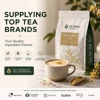 Set Hadiah Teh Kesehatan Daun Osmanthus Mekar dengan Logo Kustom - Bunga Kering Alami Premium, Suvenir, Tas Hadiah Perusahaan