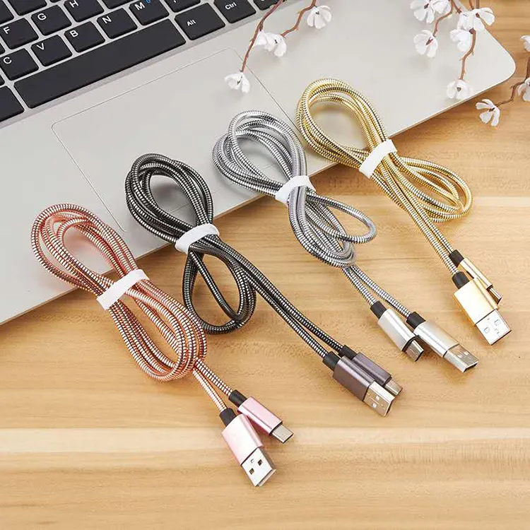 Metal For iPhone Cable High Quality Usb Data Line 2.4A/3A Fast Charging USB Cable For Apple Charging For Iphone Charger