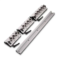 SGR15 Guide linéaire à Double axe SGB curseur de rouleau de verrouillage 3/4/5 roue en aluminium curseur Rail plate-forme piste matériau en acier pour CNC