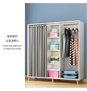 Armoire simple pour la maison, armoire de chambre à coucher sans porte, armoire de rangement, <span class=keywords><strong>casier</strong></span> - Product Image 3