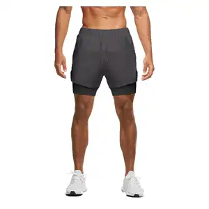 Exercise Men Active Wear Athletic Sweat Sports Fitness Sportswear Gym Clothing Shorts Workout Compression Running Mma Shorts