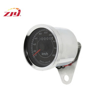 ZJY Tachometer Gauge Berkualitas Tinggi Baru 0-180 KM/J 67mm dengan Garansi 12 Bulan untuk Sepeda Motor Universal