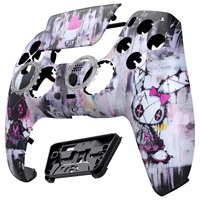 EXtremeRate Coque de remplacement personnalisée en plastique ABS par sublimation pour manette Dualsense PS5