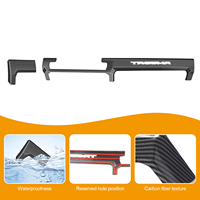 Accessoires décoratifs faciles à installer, garniture de bande de console centrale du tableau de bord intérieur, adaptée à la Toyota Tacoma 2024 2025