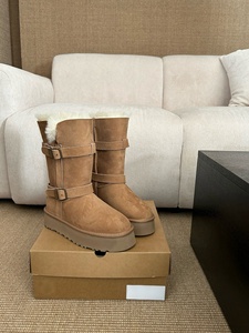 2026 New Design High Quality Women's Classic Snow Winter <strong>Boots</strong> Casual Indoor Outdoor Satin and Suede <strong>Uggs</strong> with Fur Insole - Product Image 5