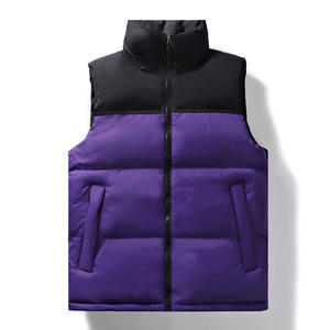 Gilet d'hiver en coton matelassé décontracté pour <span class=keywords><strong>homme</strong></span>, veste sans manches chaude - Product Image 4