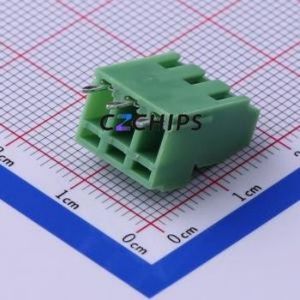 KF128H-3.81-3P <b>Screw</b> Terminal <b>Block</b> Through hole Component (THT),P=3.81mm Connector 1x3P 3.81mm Green Through Hole - Product Image 2