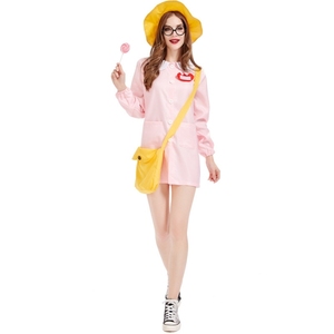 Disfraz de Niñera para Adultos, Uniforme Escolar, Disfraz Japonés Sexy, Ropa Familiar, Disfraz Elegante, Camisa Rosa de Manga Larga - Product Image 3