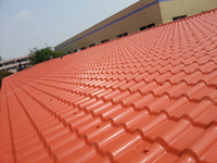 Vente en gros de tôles de toiture en PVC ASA, tuiles de toiture durables et imperméables pour bâtiments industriels