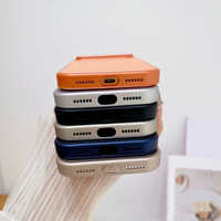 Funda de PC Mate con Cristal AG y Protector de Lente para iPhone 17, 16, 15, 14 con Logo, Estilo To 17 Pro