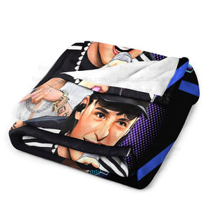 El mejor precio de fábrica 1000 Todos los diseños aceptan personalizado NO MOQ Peso Pluma Junior <span class=keywords><strong>H</strong></span> <span class=keywords><strong>Karol</strong></span> G Manta de lana suave - Product Image 4