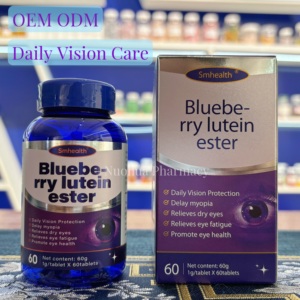 Smhealth Blueberry Lutein Ester 60 comprimés Soin de la vue quotidien Supplément antioxydant - Product Image 3