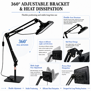 Kit di Illuminazione Riflessiva Kissure per Tatuaggi, Strumento di Ottimizzazione Fotografica per Artisti del Tatuaggio, Angoli Regolabili Multipli - Product Image 6