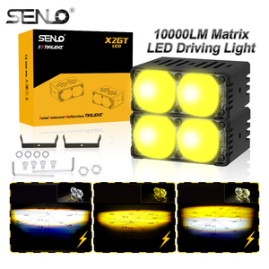 Senlo Accessori Moto: Fari Fendinebbia Senlo X2 GT per Moto, Luci Rock, Luci Auto, Moto <span class=keywords><strong>Benda</strong></span> - Product Image 2