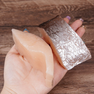 Simulated food grass carp chunks keychains, <b>fake</b> seafood <b>fish</b> meat chunks, sample room dishes, decorations, prank toys. - Product Image 2