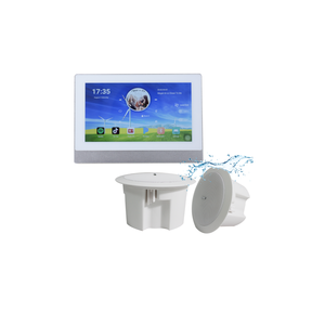 Sistema de Audio Inteligente para el Hogar, WiFi, 8*20W, Amplificador Bluetooth Empotrado en Pared, Android, con Altavoces de Techo Impermeables, Cables BA-820ADT+CB-215TH - Product Image 1