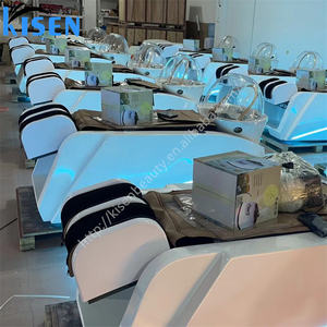 Kisen Thai Massage Lit Électrique Salon Table Tête Spa <span class=keywords><strong>Lavage</strong></span> Des <span class=keywords><strong>Cheveux</strong></span> Beauté Traitement Plomberie Nouveau Design Lit pour Fat Heavy People - Product Image 2