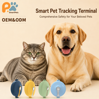 Traceur GPS intelligent pour animaux de compagnie, modèle C5, étanche, résistant aux morsures, faible consommation d'énergie, 4G, multifonction, en ABS, avec éclairage et musique, autonomie de 72 heures