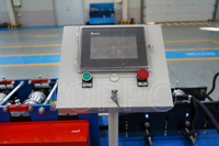 Machine automatique de profilage à grande vitesse pour portes à enroulement en acier, machine de formage à froid pour lames de volets roulants