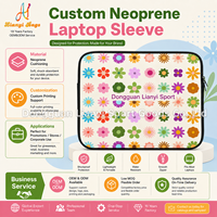 Housse d'ordinateur portable en néoprène personnalisée et élégante, sacoche légère pour ordinateur portable, étui de protection OEM durable pour le bureau, les voyages et l'école