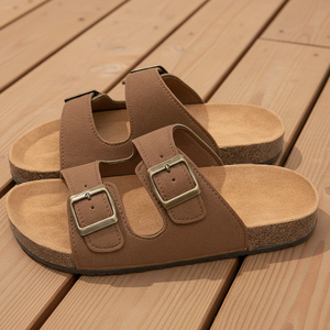 Nuovi <span class=keywords><strong>Sandali</strong></span> Estivi Traspiranti in PVC con Fibbia, Ciabatte Casual da Spiaggia con Plateau per Uomo e Donna, Mezze Ciabatte con Suola Spessa - Product Image 6