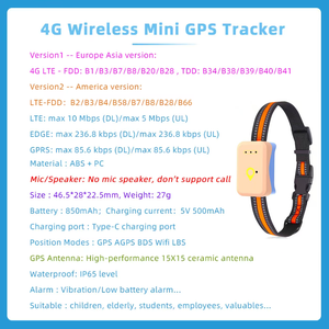 Nuevo Rastreador <span class=keywords><strong>GPS</strong></span> para Mascotas G68P 4G Mini, Contador de Pasos, Calorías, Tiempo Activo, Monitor de Salud, Dispositivo de Rastreo para Gatos, Perros y Animales - Product Image 6