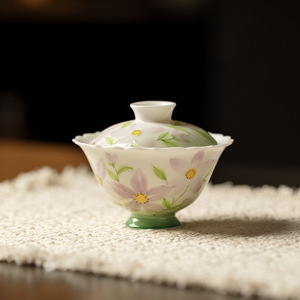 <span class=keywords><strong>Set</strong></span> da Tè Portatile Fatto a Mano con Gaiwan e Tazza di Giustizia in Vetro, Servizio da Tè Isolato Termicamente, <span class=keywords><strong>Set</strong></span> Tradizionale Cinese in Ceramica per Kung Fu - Product Image 2