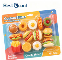 Blíster Personalizado con Bajo MOQ para Juguetes Colgantes, Cubierta Transparente con Diseño de Tarjeta de Papel Personalizable para Exportadores de Juguetes