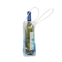 Articles promotionnels : Sac isotherme portable en PVC personnalisé avec poignée, sac à vin, sac de refroidissement en gel, manchon de refroidissement pour bouteille de vin, glacière