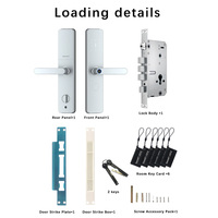 Serrure Intelligente Biométrique TTLOCK APP à Empreinte Digitale et Mot de Passe pour Porte en Bois avec Sonnette, Sans Clé - Vente en Gros Usine