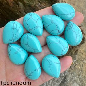 Colgante de Turquesa Azul Natural Premium en Forma de Lágrima, Joyería Artesanal con Piedras Curativas para Mujer, Regalo, Venta al Por Mayor - Product Image 5