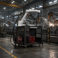 Lengan Robot Cobot Pengelasan 6 Sumbu Berkinerja Stabil, Mesin Pengelasan MIG Otomatis untuk Industri Otomotif