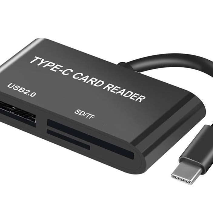 USB C 3 в 1 концентратор адаптер мультипорт конвертер SD/TF кардридер для ноутбука/планшета