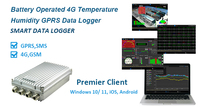 Registrador de Datos Inalámbrico 4G para Exteriores, Automático, Industrial, Agrícola, con Software en la Nube, OEM, Modo de Bajo Consumo
