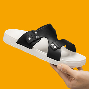 Arch <b>Support</b> Men Slides Slippers Summer Beach Outdoor Casual Walking Shoes Teenager Antiskid Sandals Insole Cotton Lining EVA - Product Image 2