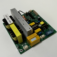 Carte de commande de nettoyage ultrasonique 40 kHz 800 Watts à double affichage avec connecteur de chauffage et réglage de la puissance et du minuterie